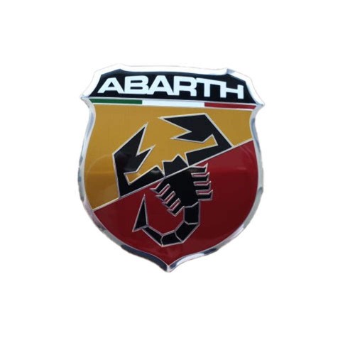 Badge front bumper abarth - bumper, "abarth"-