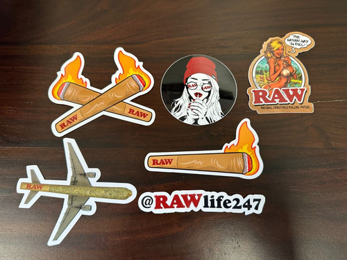 Raw authentic stickers - raw,