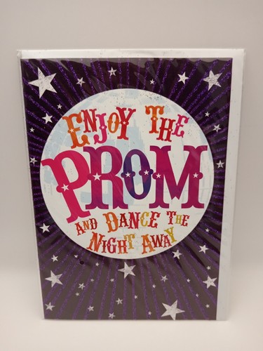Prom greetings card - off, to