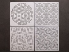 Sashiko Stencils Embroidery