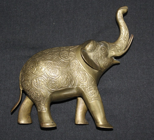 Decorative brass elephant - brass,