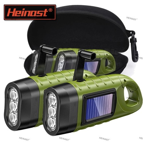 Outdoor led dynamo solar - led, hand