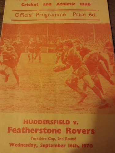 Huddersfield featherstone - v,
