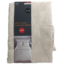 M&S Home Pure Cotton Jacquard