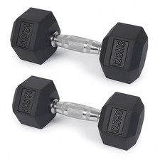 12.5kg Pair Rubber Hex