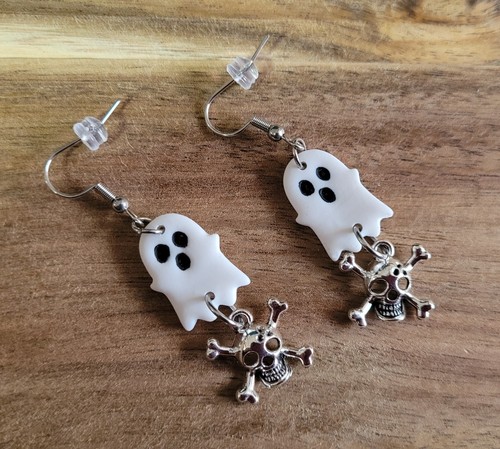 Handmade polymer clay - handmade, ghost
