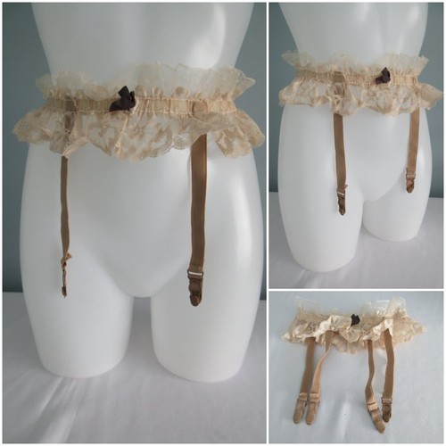 Vintage suspender belt 1980s - belt,