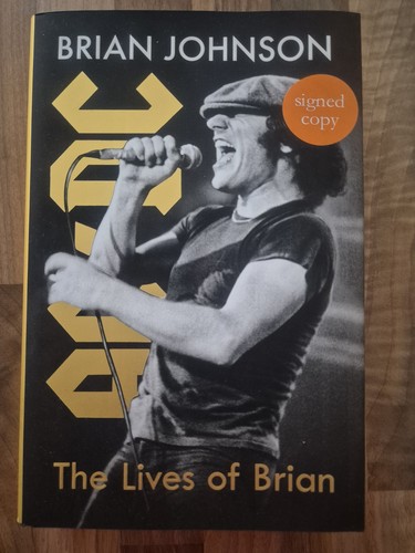 Brian johnson autographed book - johnson,