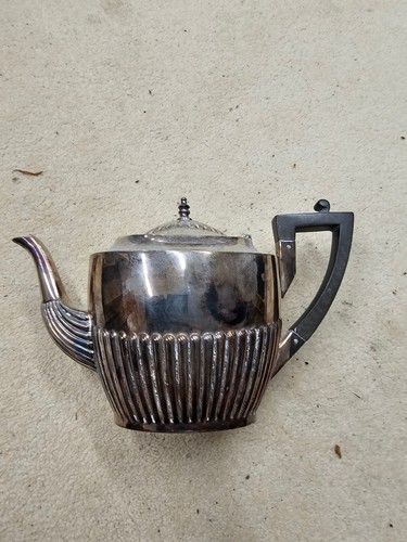 Teapot walker hall silver - teapot,