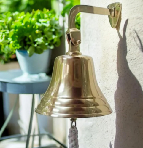 Brass wall mounted - ships, bell