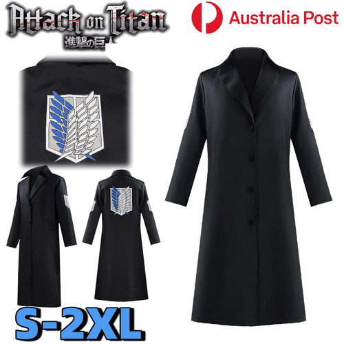 Attack titan wind coat - attack, long