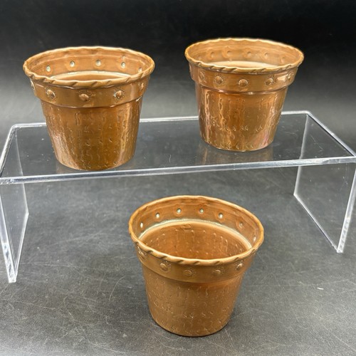 Copper flower pots 3 - copper,