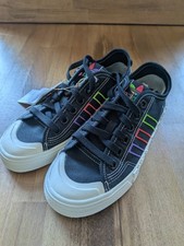 PRIDE adidas nizza "be one be together" pride rainbow Sneakers New Size Uk 4.5