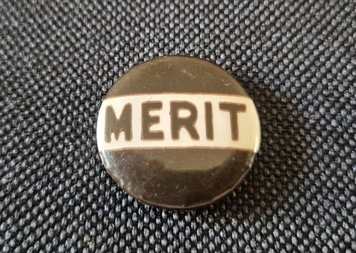 Vintage original button - button, tin