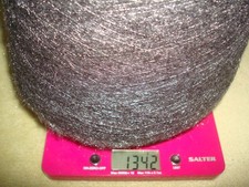 knitting yarn  brushed acrylic cone 1342 g