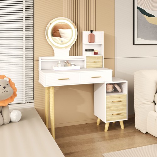 Dressing table with mirror - table,