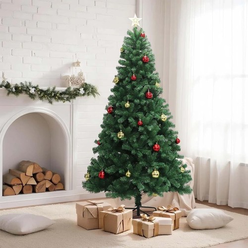 7ft artificial pre lit - artificial, pre-lit