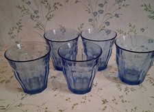 Duralex France 8cm Drinking Glasses. Excellent Condition X 5