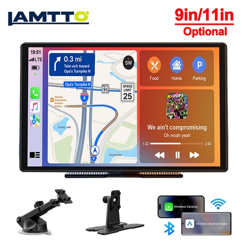 Wireless carplay screen - 11",