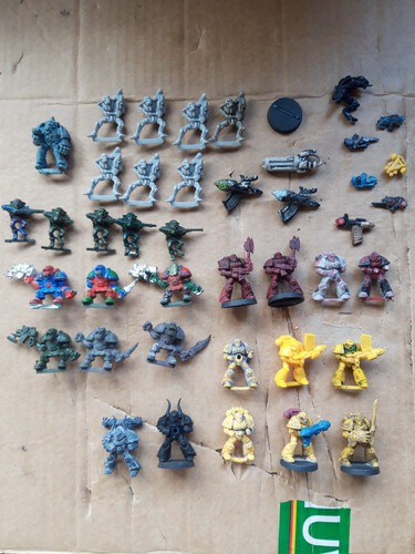 Space crusade1990 miniatures - space,