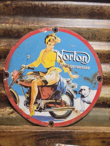 Vintage norton motorcycle - vintage,