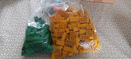 Lego loose bulk - bulk, yellow