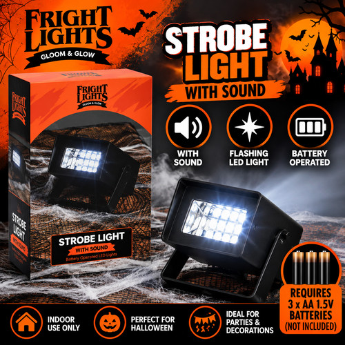 Halloween strobe led light - halloween,