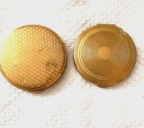 Vintage kigu powder compacts - kigu, x