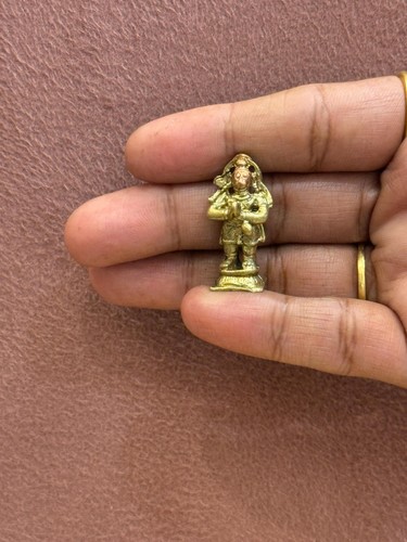 Standing hanuman brass idol - standing,