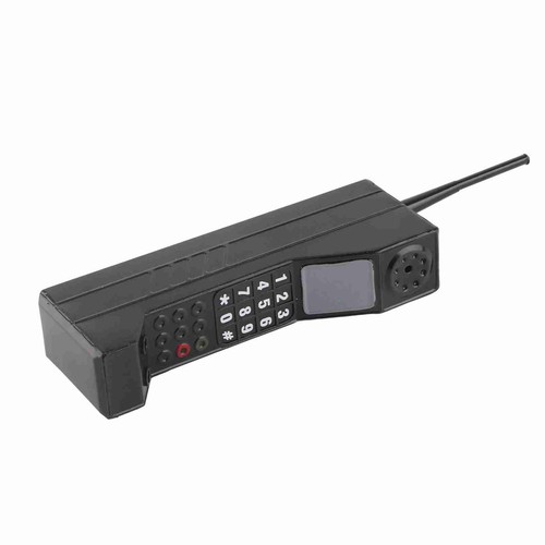 Black retro brick phone - brick, model