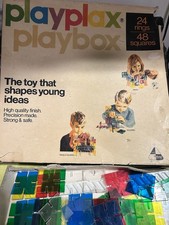 vintage childs play plax play box toy shapes made in England Read Description
