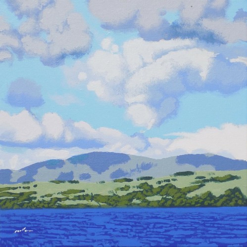 Original acrylic painting - , on