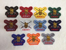 The British Army - Embroidered Patches / Badges - Sew On Breast / Biker Patch