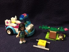 Lego Friends 41086 Vet Ambulance Complete Set With Mini Figure (BB)