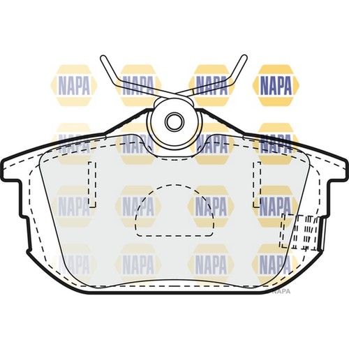 Brake pads set - brake, mitsubishi