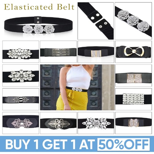 Vintage elasticated black - elasticated,