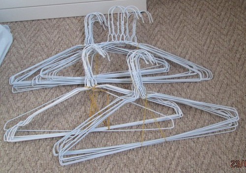 White metal wire coat - 40,
