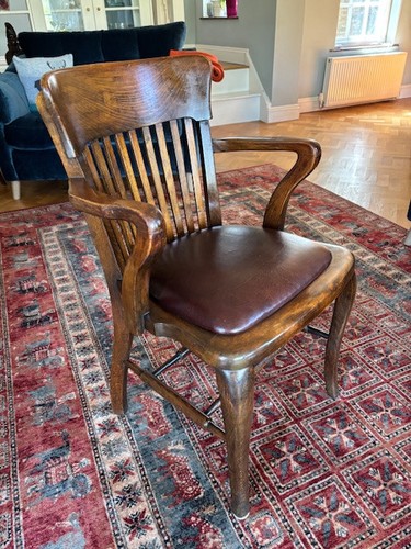 Oak captain chair - oak, –
