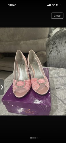 Women pink high heel size - pink,