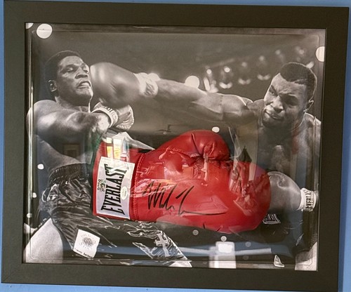 Iron mike tyson signed - signed, glove