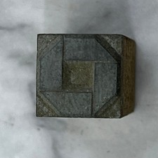 Vintage Printing Letterpress Printers Block Plate Chase Bank Logo TJ511