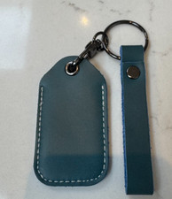Pandora alarm fob/Car Alarm /access/ Tracker Fob - Case / Pouch - Teal Leather