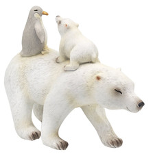 Polar Bears Ornament With Baby