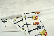 3mPalm Tree Guitar  By Hoffman California Clothing Craft 100% Cotton Fabric SALE