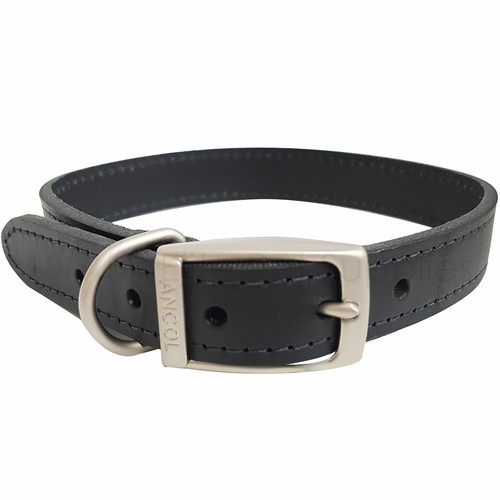 Ancol heritage leather collar - ancol,