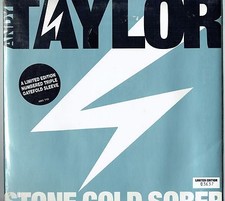 ANDY TAYLOR - 12" - Stone Cold Sober. Limited Edition Numbered. A&M Duran Duran 
