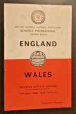 1968 England v Wales Schools