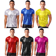 Short Sleeve T-shirts Metallic