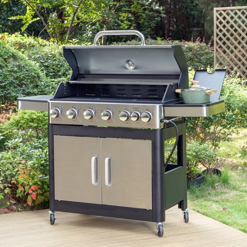 Propane gas grill with - gas,
