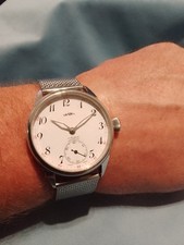 Pilot watch Gradus Pocket Watch Milanese Bracelet Swiss 17 Jewel ETA 6498 